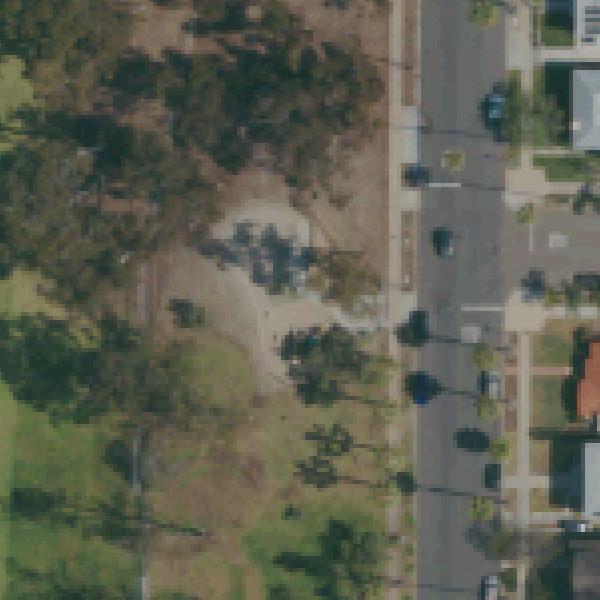 Aerial view of 28th Street Playground