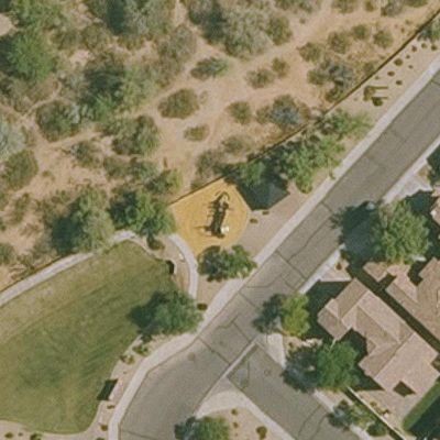 Aerial view of 39th Terrace Playground
