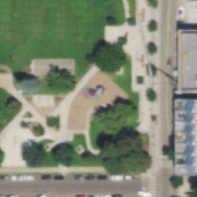 Aerial photo of 41st and Tennyson Park