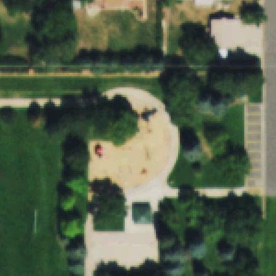 Aerial photo of Abbott Park