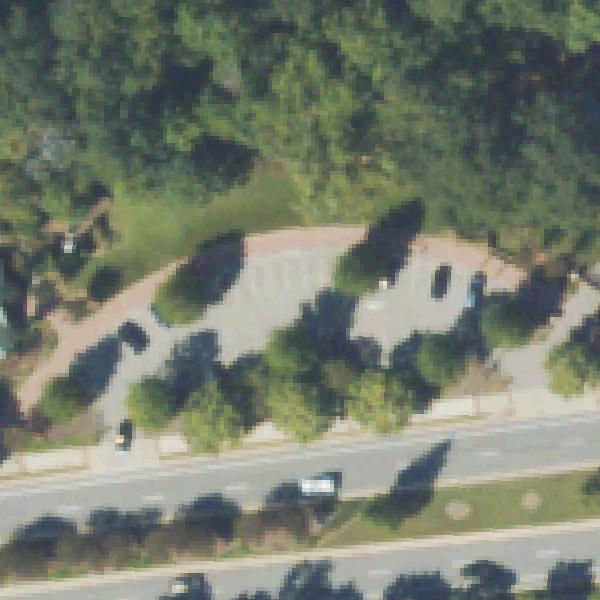 Aerial view of Abernathy Greenway Park North