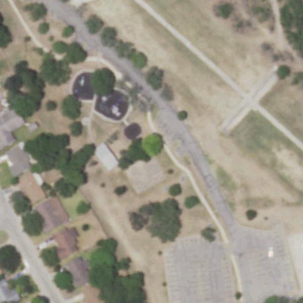 Aerial photo of Acorn playground