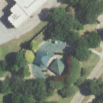 Aerial view of Addison Park Playground