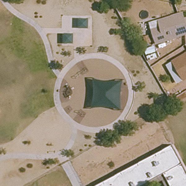 Aerial view of Adobe Mountain Park