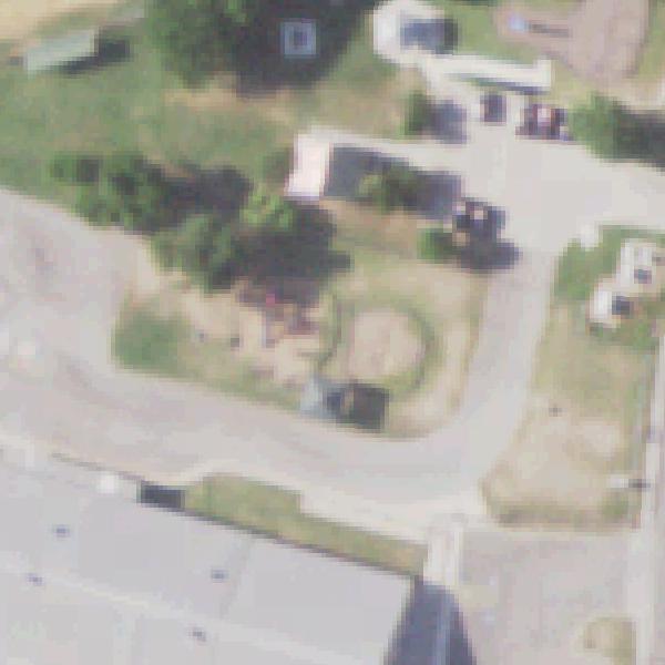 Aerial photo of Al Rich Park playground