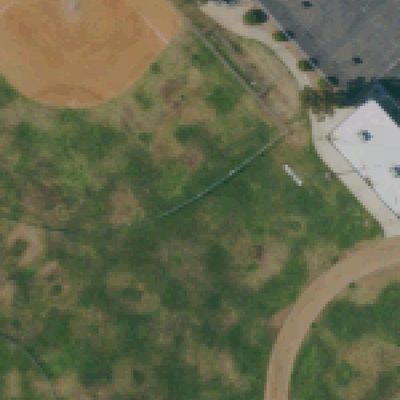 Aerial view of Albert Van Zanten Park