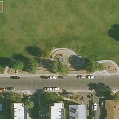 Aerial view of Alegre Park Playground