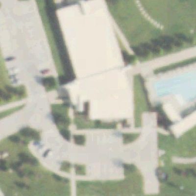 Aerial photo of Aliana Splashpad and playground