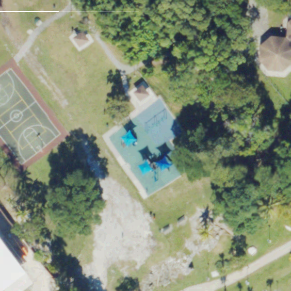 Aerial view of Alice Wainwright Park