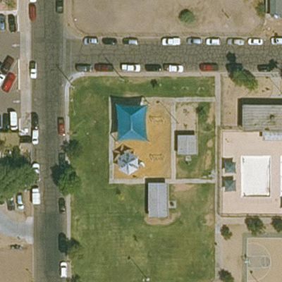 Aerial view of Alkire Park