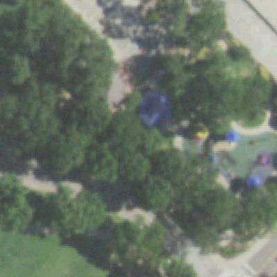 Aerial view of Allan Shivers Park