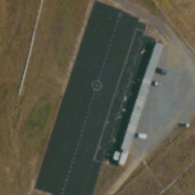 Aerial view of Alpine rc field