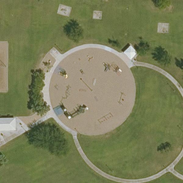 Aerial view of Alta Mesa Park