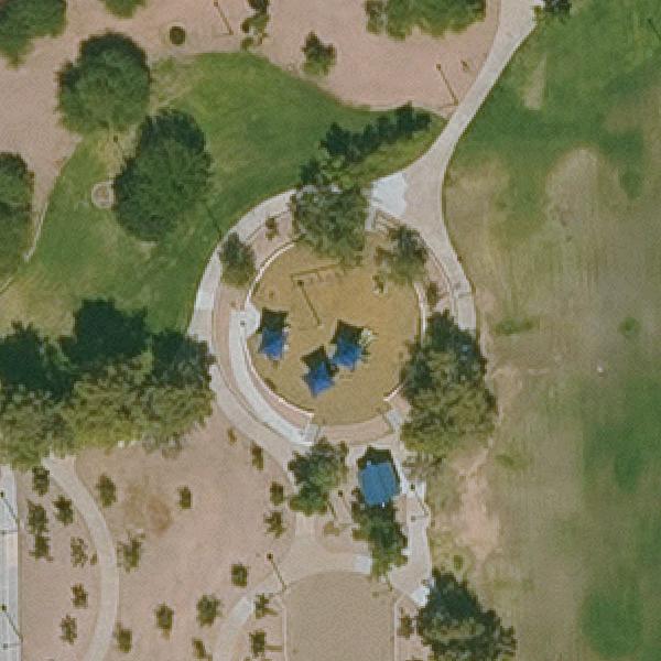 Aerial view of Amberwood Park