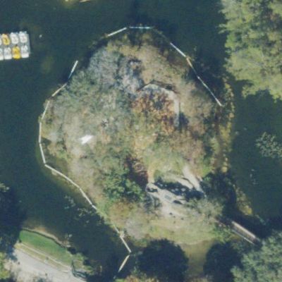 Aerial view of Amelia Earhart Aquatic Park