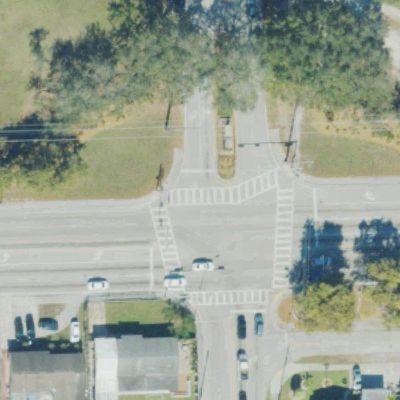 Aerial view of Amelia park