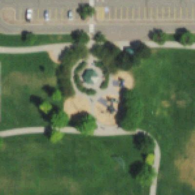 Aerial photo of Amherst Park