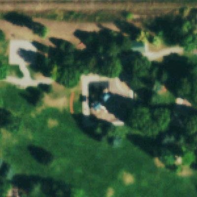 Aerial photo of Annette Brand Park