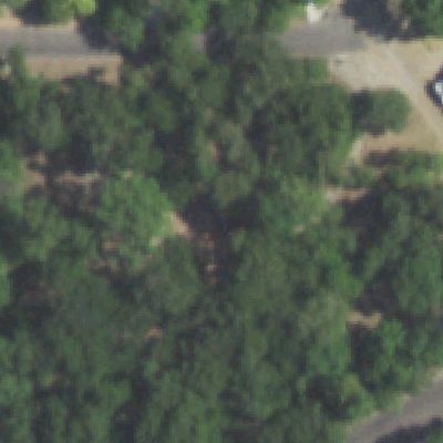 Aerial view of Annie Stevens playground