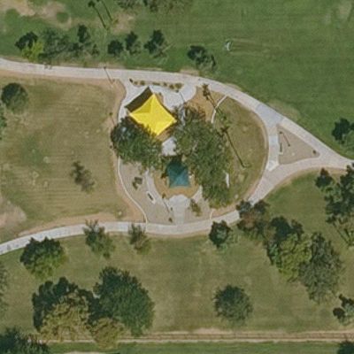 Aerial view of Apache Park