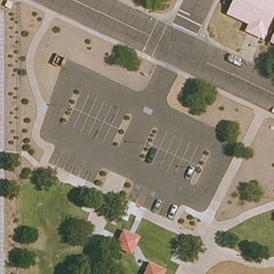 Aerial view of Apache Park