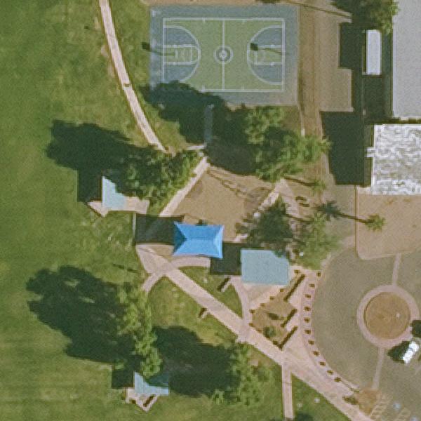 Aerial view of Apache Park
