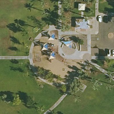 Aerial view of Arcadia Park