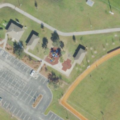 Aerial photo of Archie Gordon Memorial Park