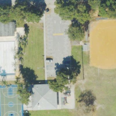 Aerial view of Arcola Park