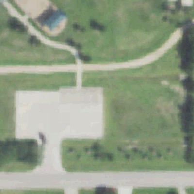Aerial photo of Arlene Nichols Memorial Park