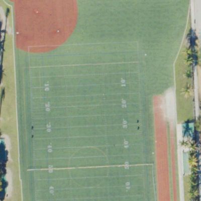 Aerial view of Armbrister Park