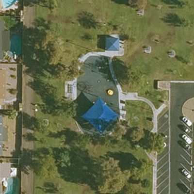Aerial view of Arredondo Park