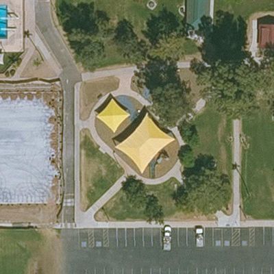 Aerial view of Arrowhead Meadows Park