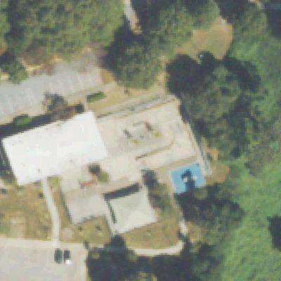 Aerial view of Arthur Langford, Jr. Park