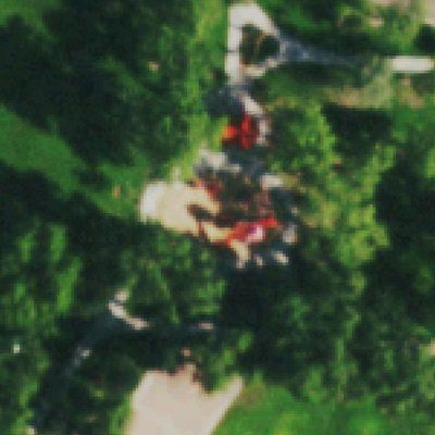 Aerial photo of Arvada Volunteer Fire Fighters Park