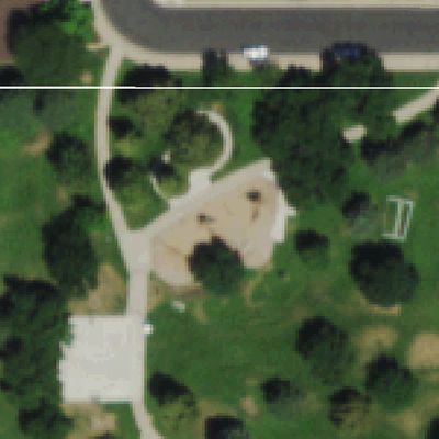 Aerial photo of Ash Grove Park Playground