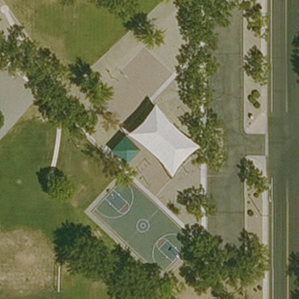 Aerial view of Ashland Ranch Neighborhood Park