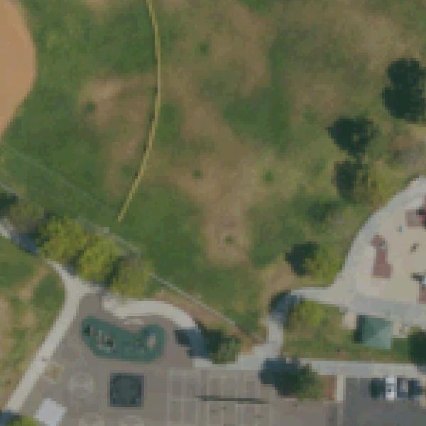 Aerial view of Ashley Falls Park