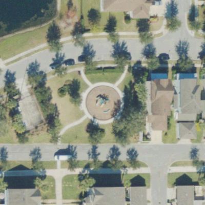 Aerial view of Ashlin Park Playground