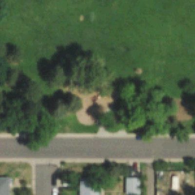 Aerial photo of Aspgren Park