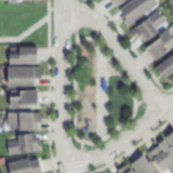 Aerial photo of Avenue Place Park