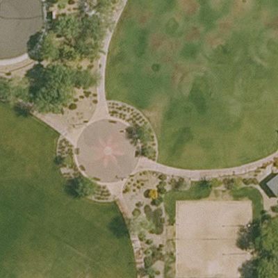 Aerial view of Aviano Community Park