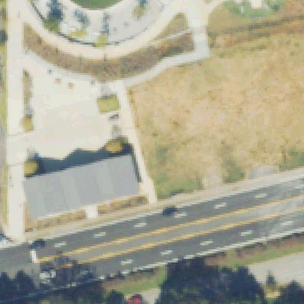 Aerial view of Avondale Estates Town Green