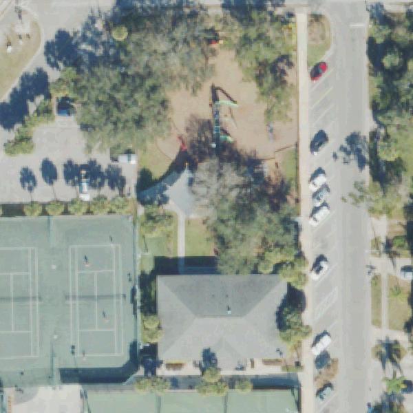 Aerial photo of Azalea Lane Playground