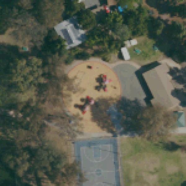 Aerial view of Azalea Neighborhood Park