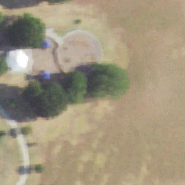 Aerial view of B.C. Barnes Park