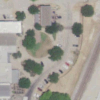 Aerial view of Back Alley Plaza