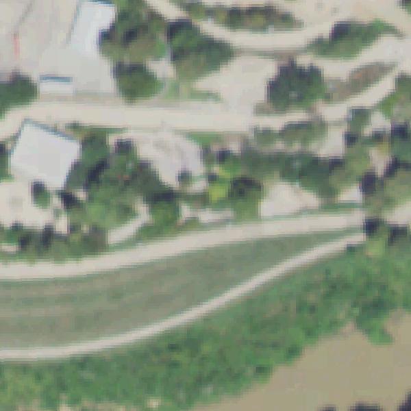 Aerial photo of Barbara Fish Daniel Nature Play Area & Picnic Pavilion