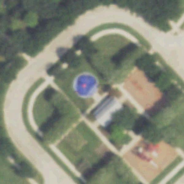 Aerial photo of Barn Park