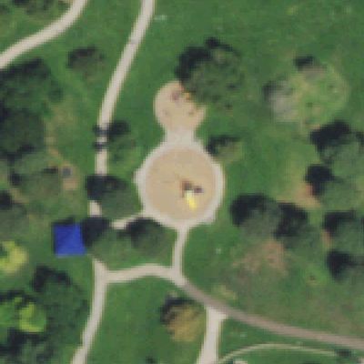 Aerial photo of Barnum Skate Park